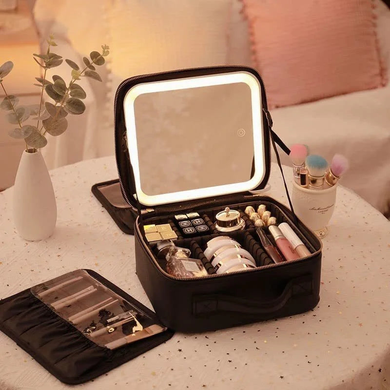 LED Travel Makeup Bag